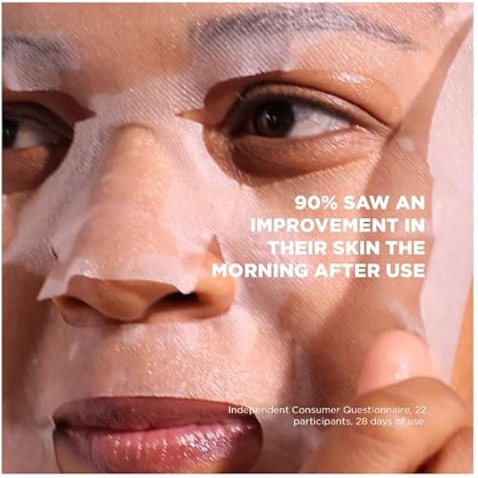 SKIN REPUBLIC SPOT & BLEMISH FACE SHEET MASK WITH SALICYLIC ACID (10 MASKS)  ANTI-BLEMISH SERUM WITH WITCH HAZEL & TEA TREE, HELPS REDUCE BREAKOUTS, UNCLOGS & TIGHTENS PORES - Image 4